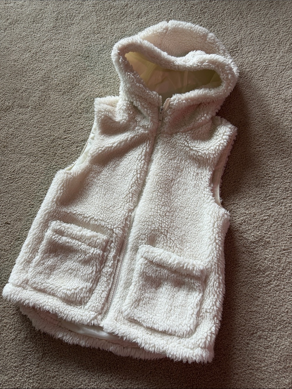 Nordstroms Faux Sherpa Hooded Vest